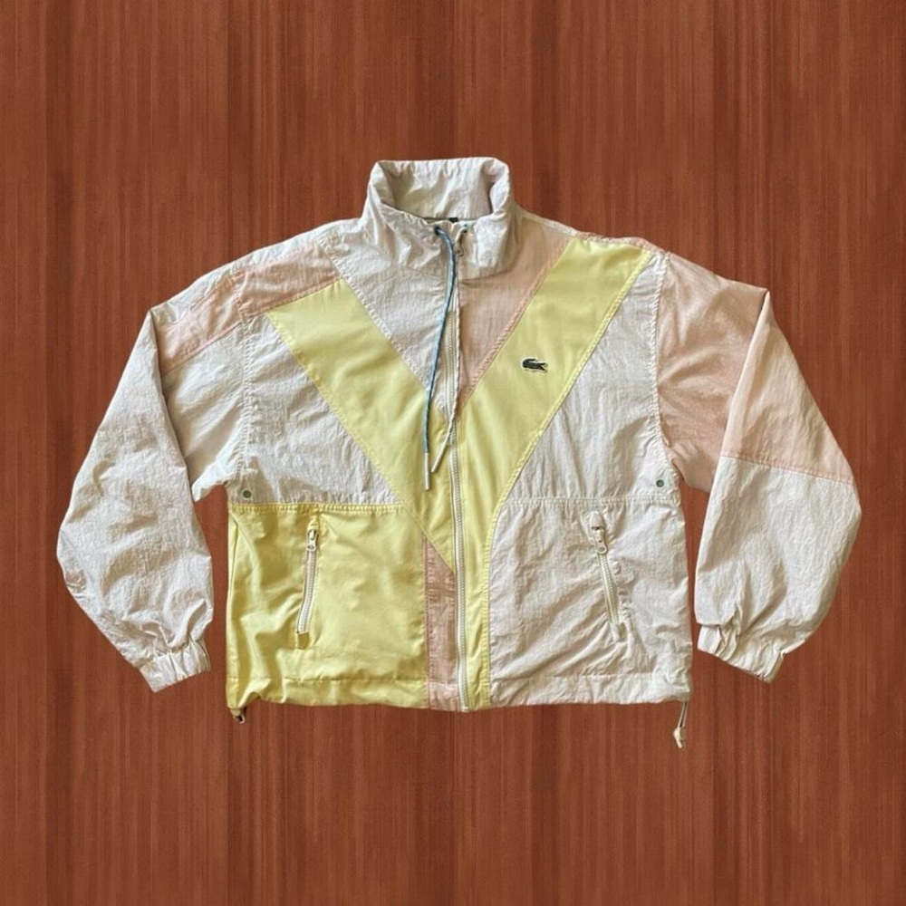 Lacoste Colorblock Windbreaker Jacket - Size S